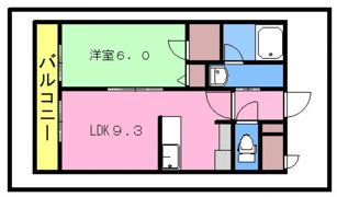 ★ラゾーナ祇園の間取り画像