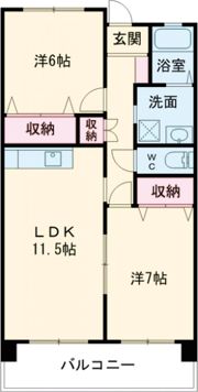 プライムガーデン下関の間取り画像