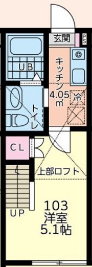 丘の上のフルールの間取り画像