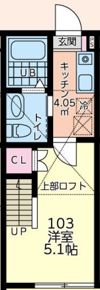 丘の上のフルールの間取り画像