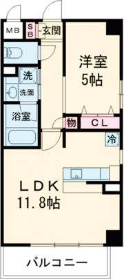 Sole Cedar 西大寺の間取り画像