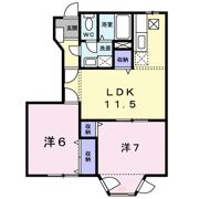 ドリームハウス Bの間取り画像
