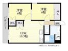 シャンテ西川2の間取り画像