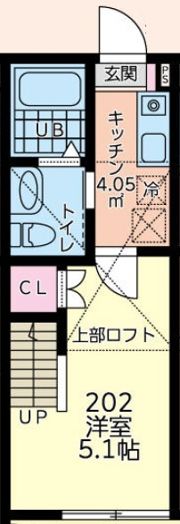 丘の上のフルールの間取り画像