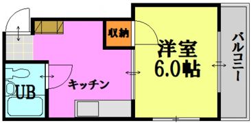 コーポ平本の間取り画像