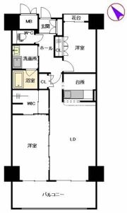 シャーメゾンステージ博多の間取り画像