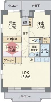 ガーデンヒルズ アザレアの間取り画像