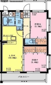 ハイラインSの間取り画像