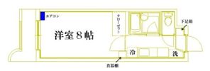 スカイハイム安野屋の間取り画像