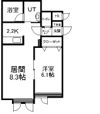 エメロウドAの間取り画像