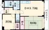 ラ・バレーヌ辻井の間取り画像