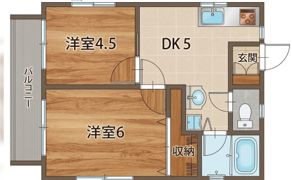 ギオンハイツの間取り画像