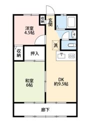 ハイツコシムラの間取り画像
