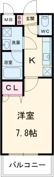 フジパレスしんしゅうの間取り画像