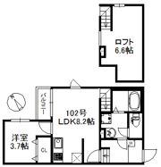 ソラーレ津福駅南の間取り画像