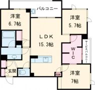 アルテーヌ浜寺元町の間取り画像
