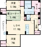 アルテーヌ浜寺元町の間取り画像