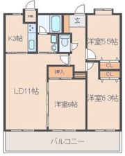 ハイグランディ塩冶の間取り画像