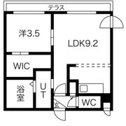 Ruhe福住の間取り画像