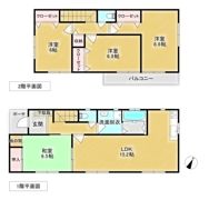 原市貸家の間取り画像
