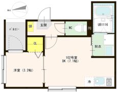 ブラン十条の間取り画像