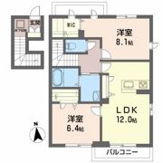 シャーメゾン下原の間取り画像