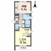 サザンシティ・クオレールの間取り画像