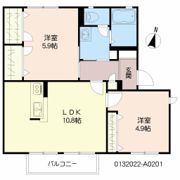 シャンテ星ヶ丘の間取り画像