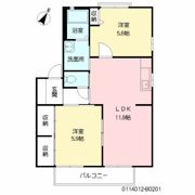 ディアス楠木 B棟の間取り画像