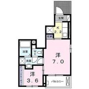 ハーモニーグランデⅡの間取り画像