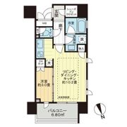 プレミスト調布駅前ブリリアントプレイスの間取り画像