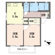 レスポワール2004Fの間取り画像
