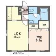 ディアス南越谷の間取り画像
