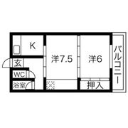 クレメアA棟の間取り画像