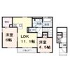 メルベーユ川崎C Cの間取り画像