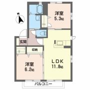 アプリコットAの間取り画像
