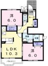 グランボナールⅢの間取り画像