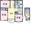 アイリス高田Bの間取り画像