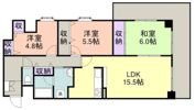 チサンマンション三木町 504号の間取り画像