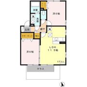 エクレール箱田 Bの間取り画像