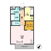 D-room八反野の間取り画像