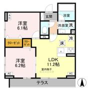 ファミーユ伊興の間取り画像