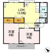 サンヒルズ92 Aの間取り画像