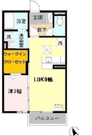 楽園 Bの間取り画像