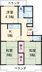 サンシティ小池の間取り画像