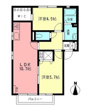 ラ・ピアーナBの間取り画像