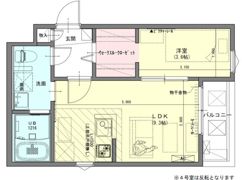 rise博多南の間取り画像