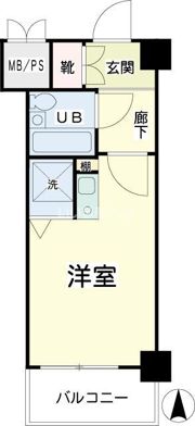NICアーバンスピリッツ川崎の間取り画像