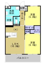 サンシャインMiyabiの間取り画像
