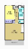 サンシャインMiyabiの間取り画像